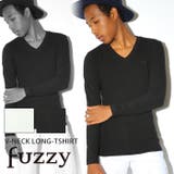 スパンフライスVネックロングTシャツ ビター系 BITTER | fuzzy | 詳細画像1 