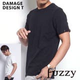 ダメージ加工リング付きTシャツ BITTER ビタ男 | fuzzy | 詳細画像1 