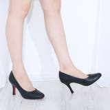 ブラックスムース | 8.0cmヒール☆ラウンドトゥ レッドソール パンプス | DEMETER