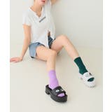 HAPPY FACE ハッピーフェイス 厚底 タンクソール スライドサンダル | DEMETER | 詳細画像3