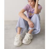 【25年春夏新作】軽量厚底 ボリュームソール レースアップ スニーカーサンダル | DEMETER | 詳細画像21
