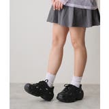 【25年春夏新作】軽量厚底 ボリュームソール レースアップ スニーカーサンダル | DEMETER | 詳細画像6