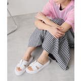 【25年春夏新作】軽量厚底 フロントジップ スライドサンダル | DEMETER | 詳細画像18