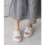 【25年春夏新作】軽量厚底 フロントジップ スライドサンダル | DEMETER | 詳細画像19