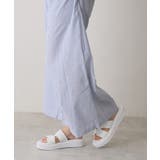 【25年春夏新作】軽量厚底 フロントジップ スライドサンダル | DEMETER | 詳細画像28