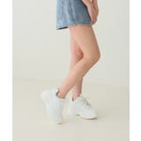 【25年春夏再販】軽量厚底 ボリュームソール ワンカラー ダッドスニーカー | DEMETER | 詳細画像35 