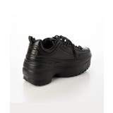 【25年春夏再販】軽量厚底 ボリュームソール ワンカラー ダッドスニーカー | DEMETER | 詳細画像41 