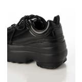 【25年春夏再販】軽量厚底 ボリュームソール ワンカラー ダッドスニーカー | DEMETER | 詳細画像43 