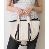 【26年春夏新作】2WAY 配色 キャンバストート | DEMETER | 詳細画像9 