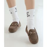 グレージュ/ビット2048 | 【24年秋冬再販】選べる3デザイン ボリュームファー モカシンシューズ | DEMETER