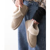 ベージュ | 【25年秋冬再販】軽量 ボリュームファー アンクル ムートンブーツ | DEMETER