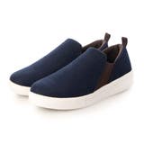 ネイビー | 軽量☆サイドゴア スリッポンスニーカー コーデュロイ | DEMETER