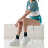 【訳あり】 軽量 厚底ソール レースアップ スニーカー | DEMETER | 詳細画像11