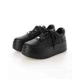 【25年春夏再販】軽量厚底 プラットフォーム レースアップ コートスニーカー | DEMETER | 詳細画像52 