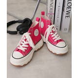 【25年春夏新作】厚底 ボリュームソール レースアップ ハイカットスニーカー | DEMETER | 詳細画像22