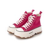 【25年春夏新作】厚底 ボリュームソール レースアップ ハイカットスニーカー | DEMETER | 詳細画像31