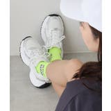 【25年春夏新作】軽量 厚底 ボリューム デザインソール ダッドスニーカー | DEMETER | 詳細画像18