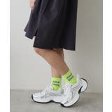 【25年春夏新作】軽量 厚底 ボリューム デザインソール ダッドスニーカー | DEMETER | 詳細画像22