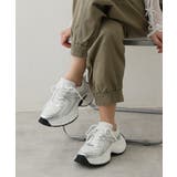 【25年春夏新作】軽量 厚底 ボリューム デザインソール ダッドスニーカー | DEMETER | 詳細画像26