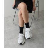 【25年春夏新作】軽量 厚底 ボリューム デザインソール ダッドスニーカー | DEMETER | 詳細画像33