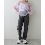 【25年春夏新作】軽量 厚底 ボリューム デザインソール ダッドスニーカー | DEMETER | 詳細画像43