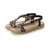 【25年春夏新作】フラワーモチーフ ビジュー リゾートサンダル | DEMETER | 詳細画像69 