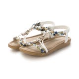 【25年春夏新作】フラワーモチーフ ビジュー リゾートサンダル | DEMETER | 詳細画像70 