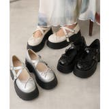 【25年春夏新作】厚底 トリプルソール リボン クロスストラップパンプス | DEMETER | 詳細画像27