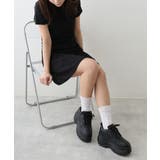 【25年春夏新作】軽量 厚底ソール レースアップ スニーカー | DEMETER | 詳細画像45 