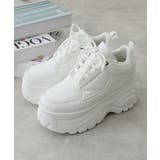 【25年春夏新作】軽量 厚底ソール レースアップ スニーカー | DEMETER | 詳細画像51 