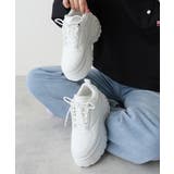 【25年春夏新作】軽量 厚底ソール レースアップ スニーカー | DEMETER | 詳細画像52 