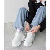 【25年春夏新作】軽量 厚底ソール レースアップ スニーカー | DEMETER | 詳細画像53 