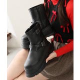 【25年秋冬新作】厚底 プラットフォーム デザインソール エンジニアブーツ | DEMETER | 詳細画像11 