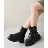 【25年秋冬新作】厚底 プラットフォーム デザインソール エンジニアブーツ | DEMETER | 詳細画像12 