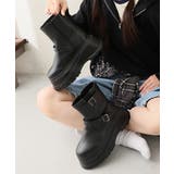 【25年秋冬新作】厚底 プラットフォーム デザインソール エンジニアブーツ | DEMETER | 詳細画像18 