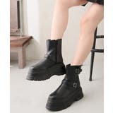 【25年秋冬新作】厚底 プラットフォーム デザインソール エンジニアブーツ | DEMETER | 詳細画像4 