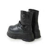 【25年秋冬新作】厚底 プラットフォーム デザインソール エンジニアブーツ | DEMETER | 詳細画像43 