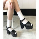 厚底 プラットフォーム ドットチュール | DEMETER | 詳細画像14