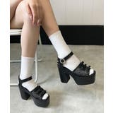 【25年春夏新作】厚底 プラットフォーム ドットチュール | DEMETER | 詳細画像47 