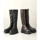 【25年秋冬新作】厚底 トリプルソール ストレッチ ロングブーツ | DEMETER | 詳細画像2 