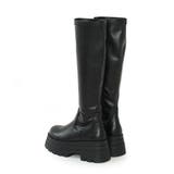 【25年秋冬新作】厚底 トリプルソール ストレッチ ロングブーツ | DEMETER | 詳細画像45 