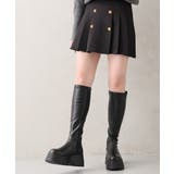 【25年秋冬新作】厚底 トリプルソール ストレッチ ロングブーツ | DEMETER | 詳細画像7 