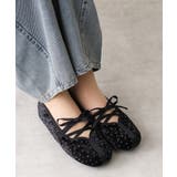 【25年秋冬新作】レースアップリボン フラット バレエパンプス | DEMETER | 詳細画像16 