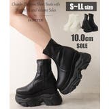 【25年秋冬新作】厚底 ボリュームソール ストレッチ ショートブーツ | DEMETER | 詳細画像1 