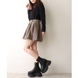 【25年秋冬新作】厚底 ボリュームソール ストレッチ ショートブーツ | DEMETER | 詳細画像11 