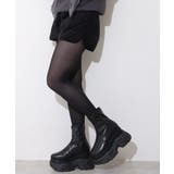 【25年秋冬新作】厚底 ボリュームソール ストレッチ ショートブーツ | DEMETER | 詳細画像16 