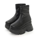 【25年秋冬新作】厚底 ボリュームソール ストレッチ ショートブーツ | DEMETER | 詳細画像25 