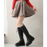 【25年秋冬新作】厚底 プラットフォーム レースアップ ロングブーツ | DEMETER | 詳細画像15 