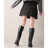 【25年秋冬新作】厚底 プラットフォーム レースアップ ロングブーツ | DEMETER | 詳細画像9 