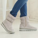 グレー | 【24年秋冬再販】撥水・防水仕様 スノーブーツ ダウンブーツ | DEMETER
